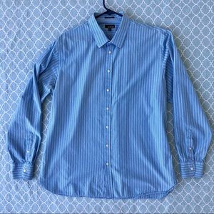 1901 Men’s Blue & Purple Striped Dress Shirt XL